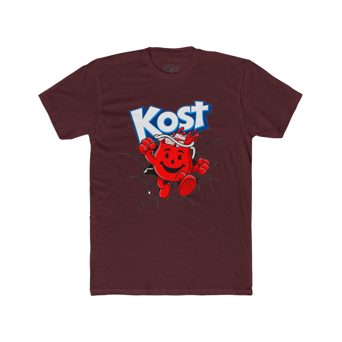 Kost Kool-Aid Inspired Retro Tee — Red Character Breakthrough Graphic T-Shirt