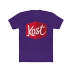 Kost Logo Tee — Retro Red Hexagon Graphic T-Shirt