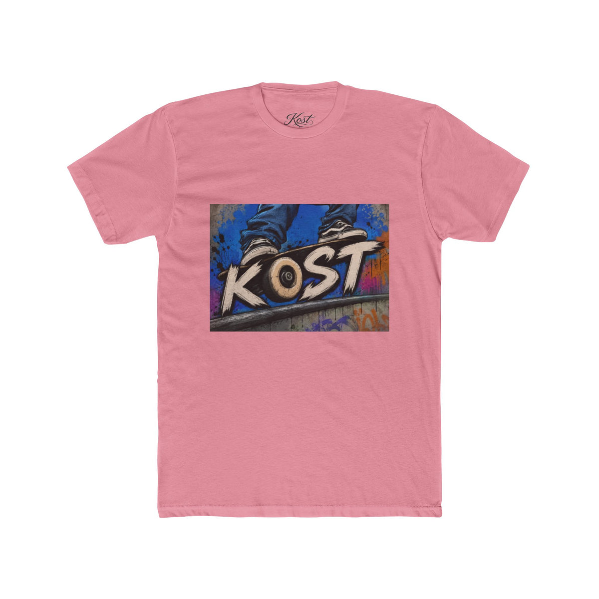 Kost Skateboard Graphic Tee — Retro Street Art Skate T-Shirt