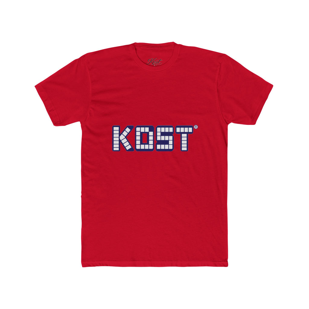 KOST® Retro Grid Logo Tee - Graphic Cotton T-Shirt