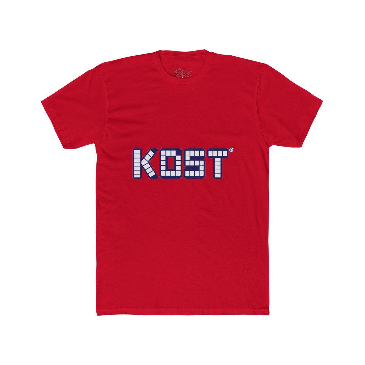 KOST® Retro Grid Logo Tee - Graphic Cotton T-Shirt