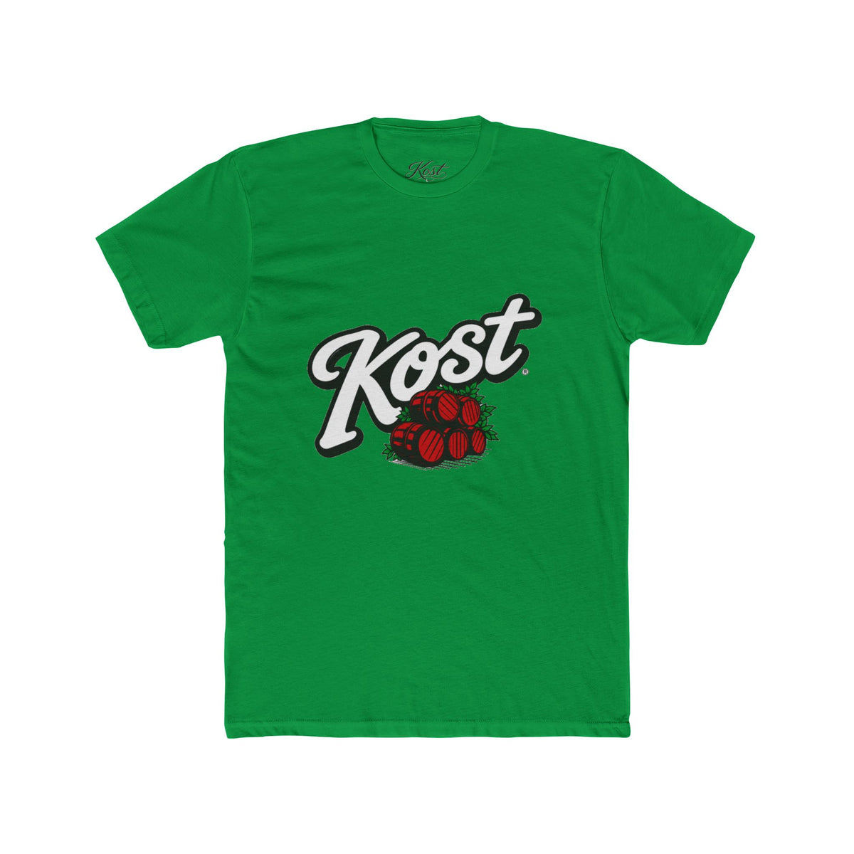Kost Script Logo T‑Shirt with Strawberry Graphic