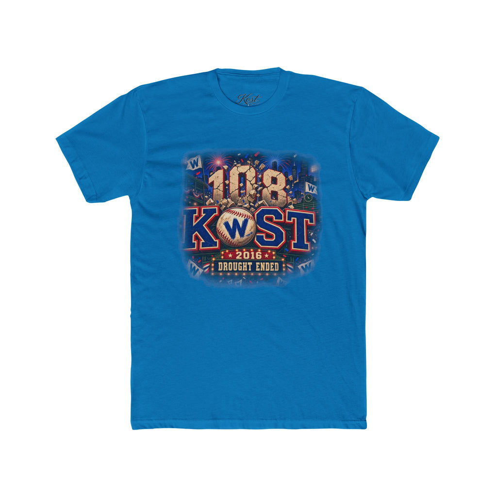 108 KWST Vintage Radio Tee — "Drought Ends" Retro Station Shirt