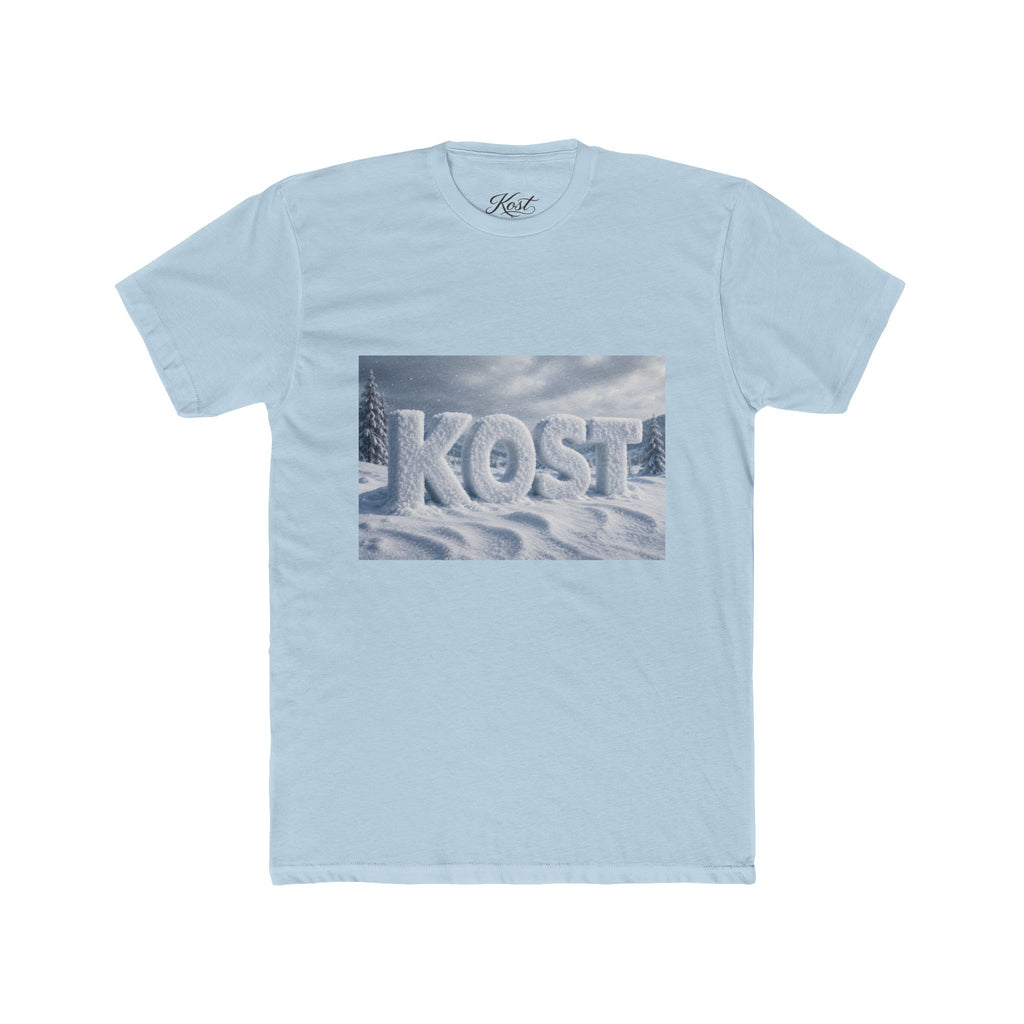 KOST Snow Ice Graphic Tee — Winter Landscape Cotton T-Shirt