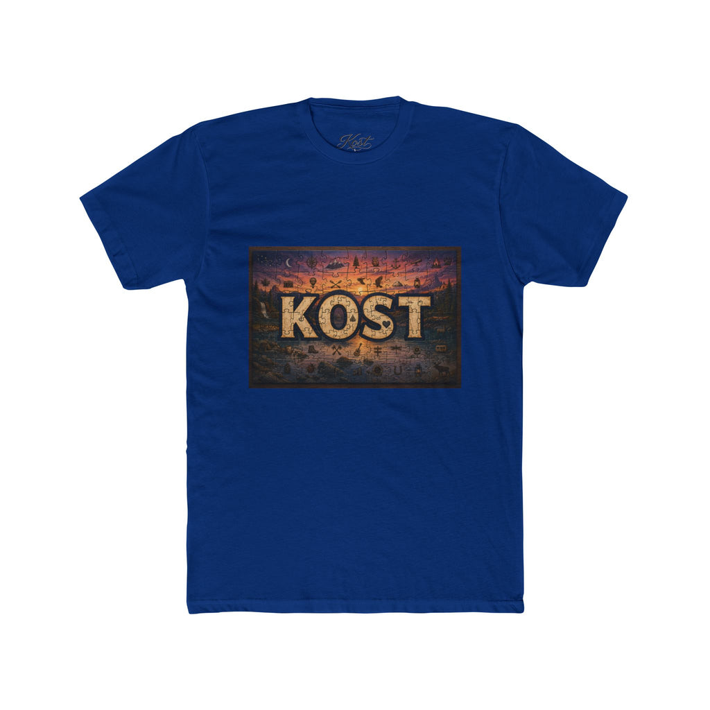 KOST Vintage Metal Sign Tee — Retro Industrial Graphic T‑Shirt