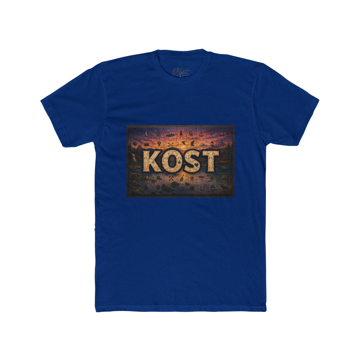 KOST Vintage Metal Sign Tee — Retro Industrial Graphic T‑Shirt