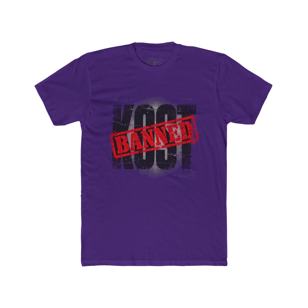 KOOT Graphic Tee — "BANNED" Stamp Distressed Streetwear T-Shirt
