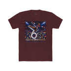 Surfing Skateboarder Graphic Tee — "KOST" Retro Skate Skatepark Shirt