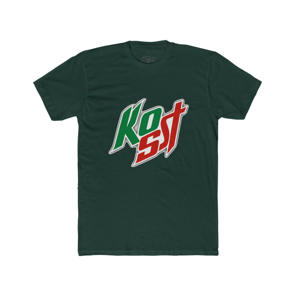 Kost Logo Tee — Retro Green & Red Graphic T-Shirt