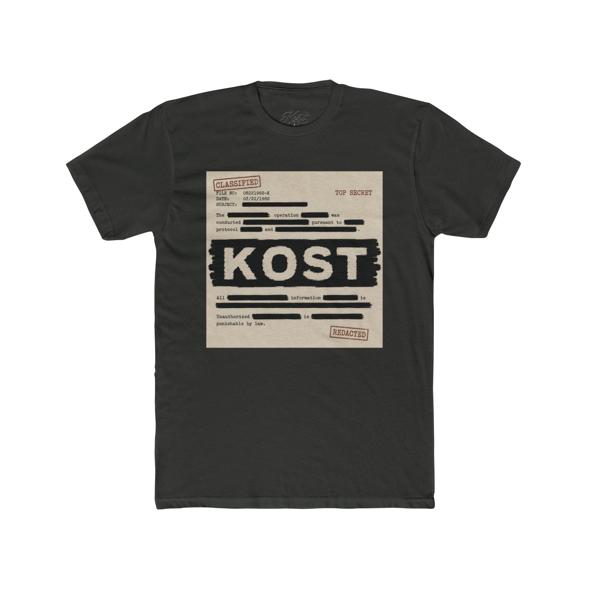 KOST Classified File Graphic Tee