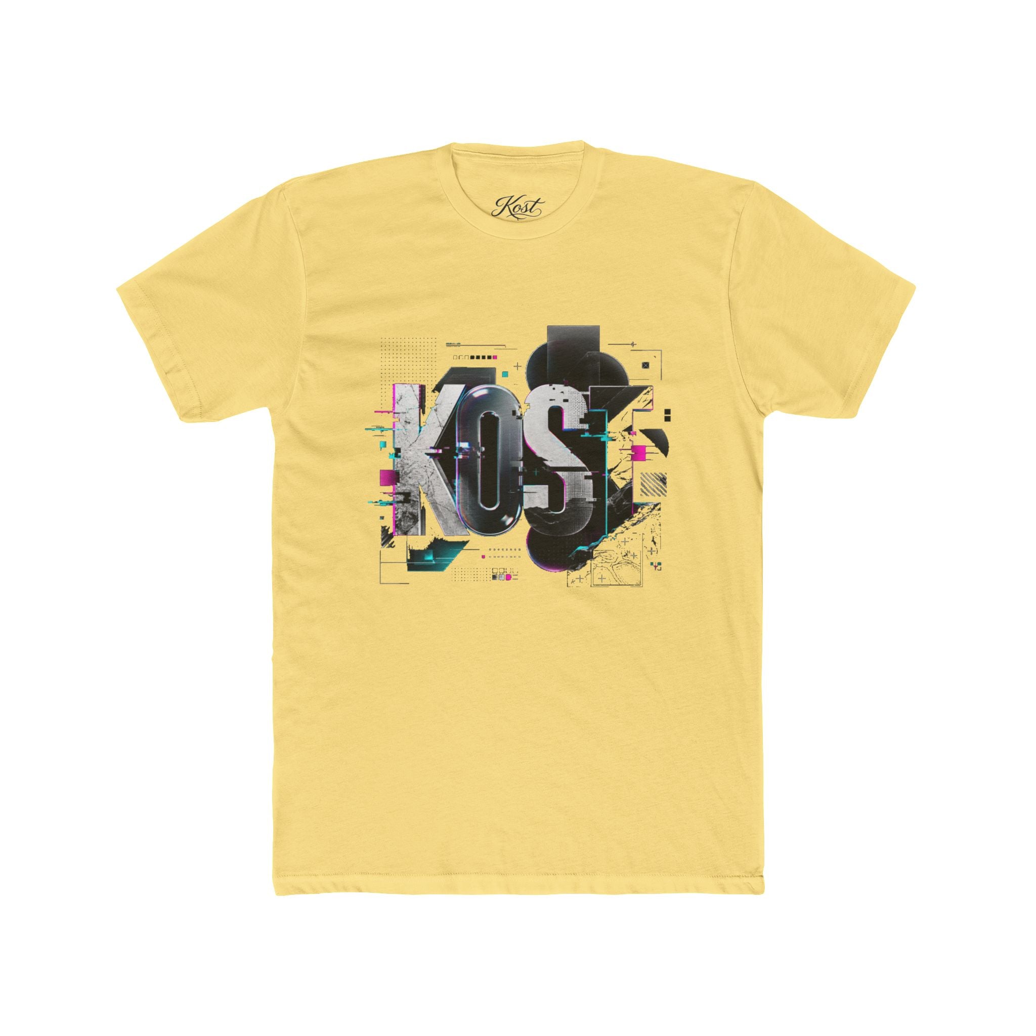 KOSÉ Graphic Tee — Glitch Typography Crew Shirt