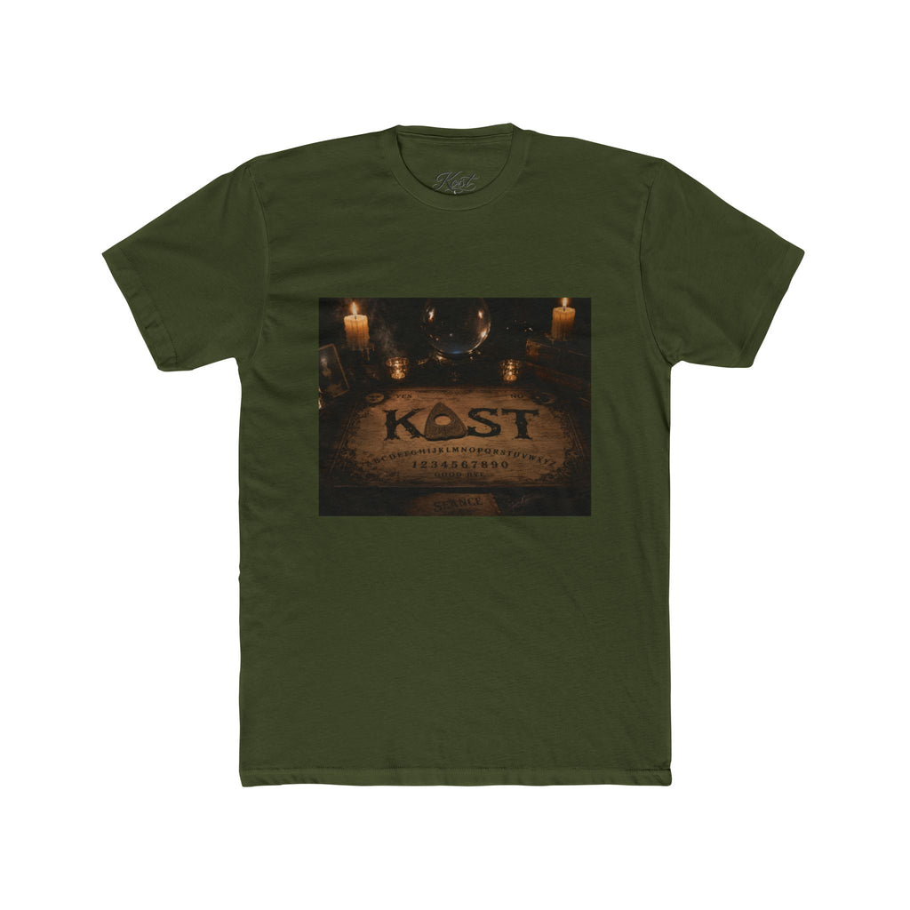 K-est Ouija Board T‑Shirt — Vintage Candlelit Spirit Board Tee