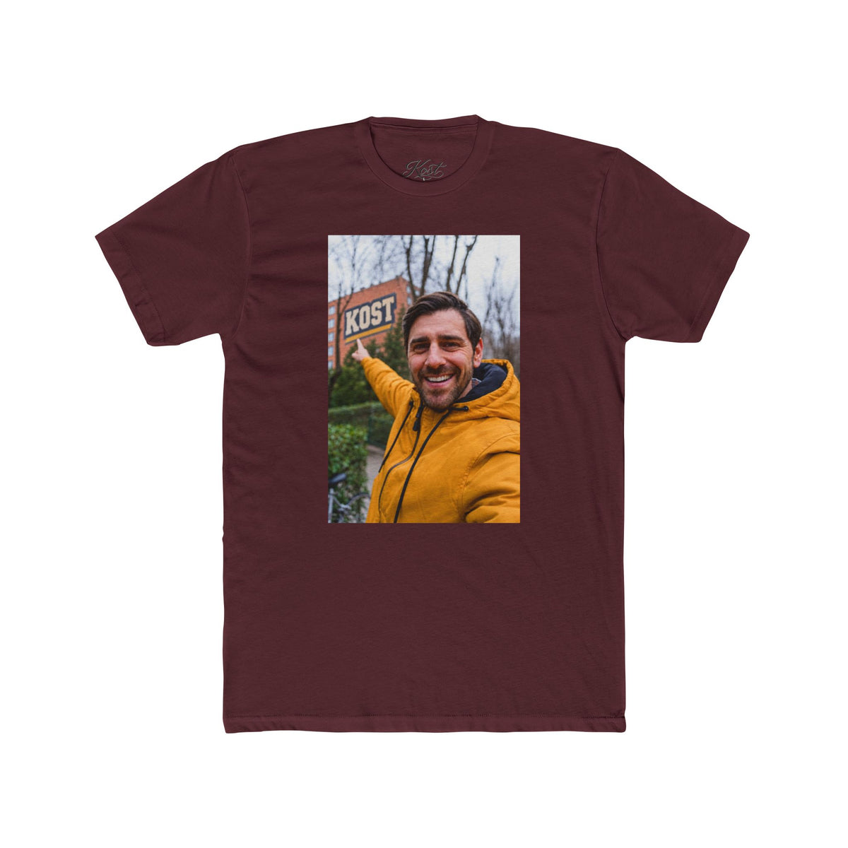 Personalized Photo Cotton Crew T-Shirt