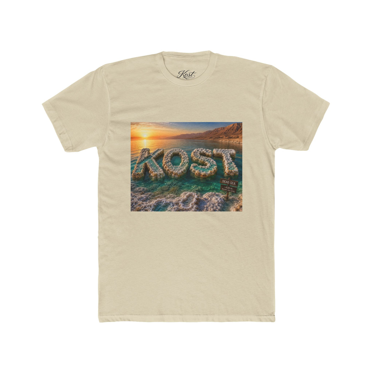 Lost Beach Sunset T‑Shirt — Scenic Ocean Typography Tee
