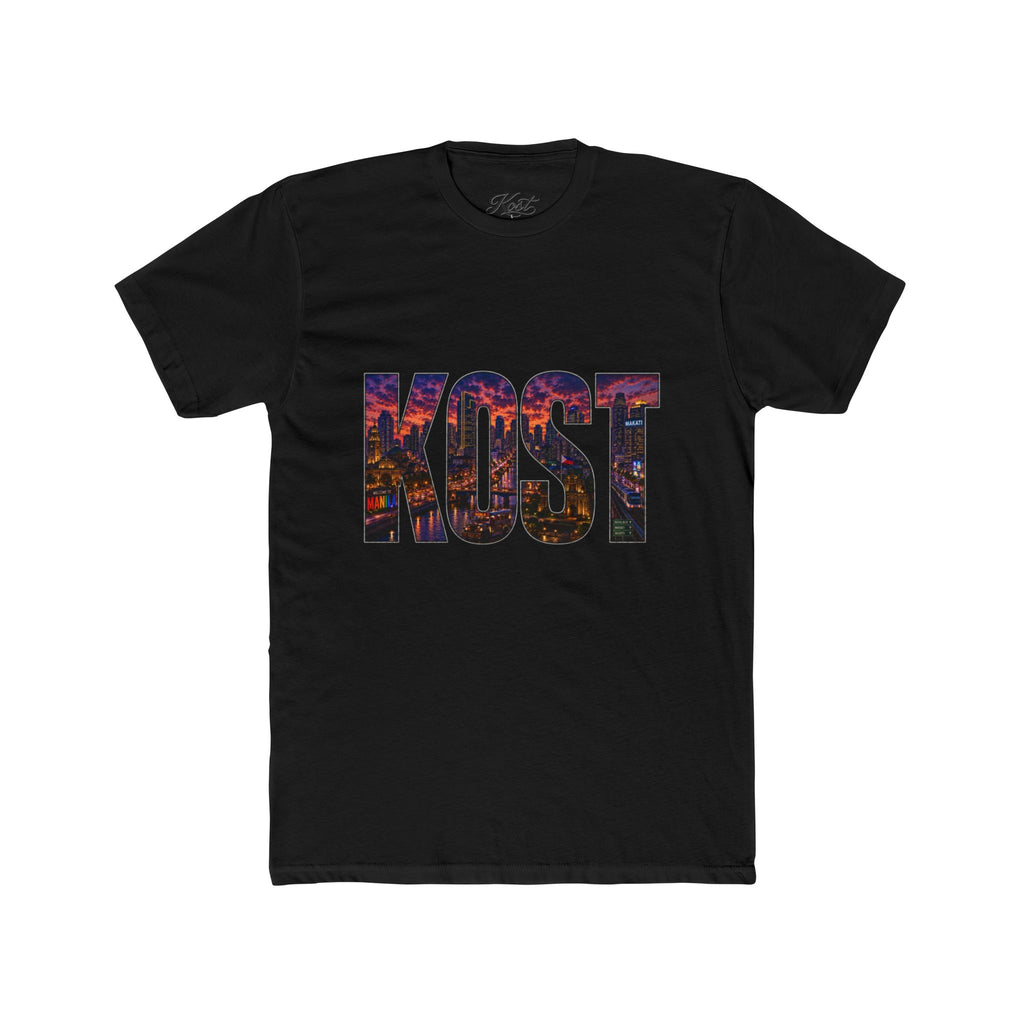KOST Cityscape Graphic Tee — Bold Lettering Urban Skyline T-Shirt