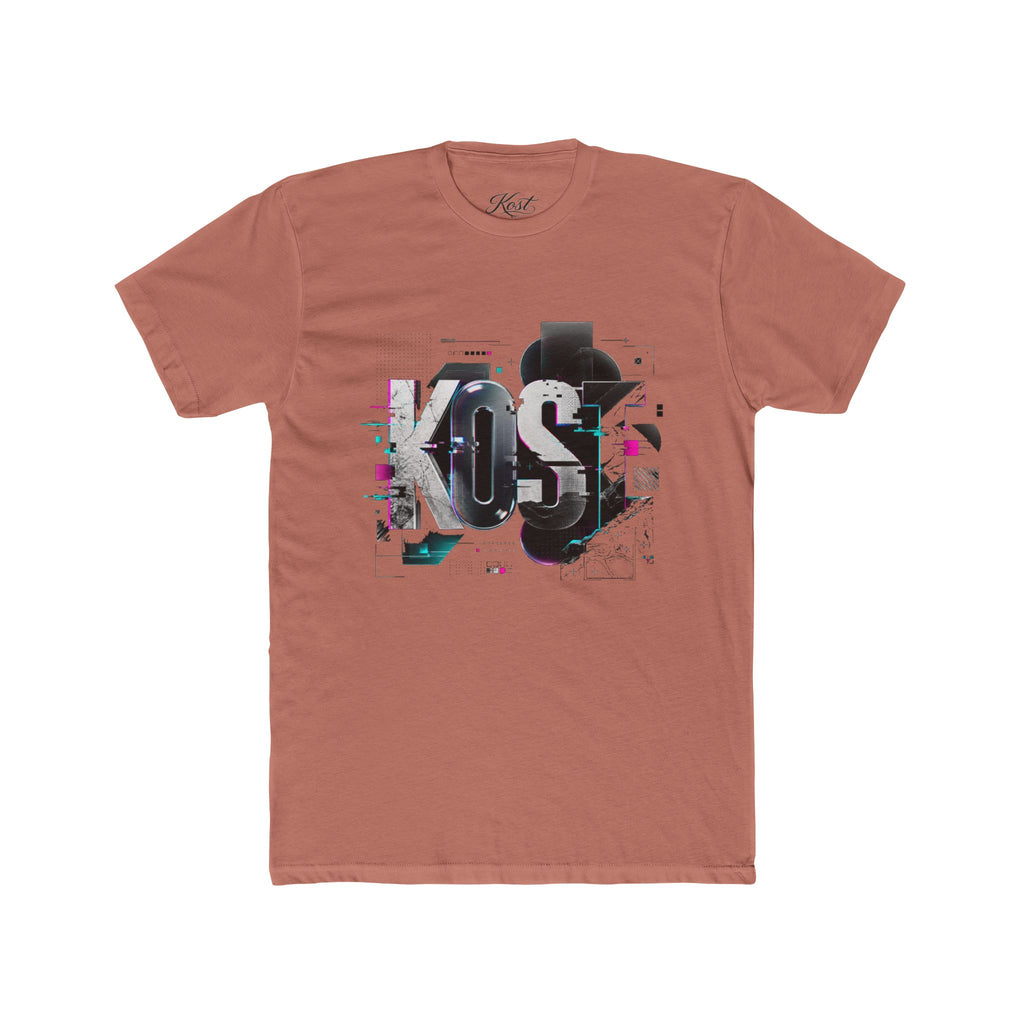 KOSÉ Graphic Tee — Glitch Typography Crew Shirt