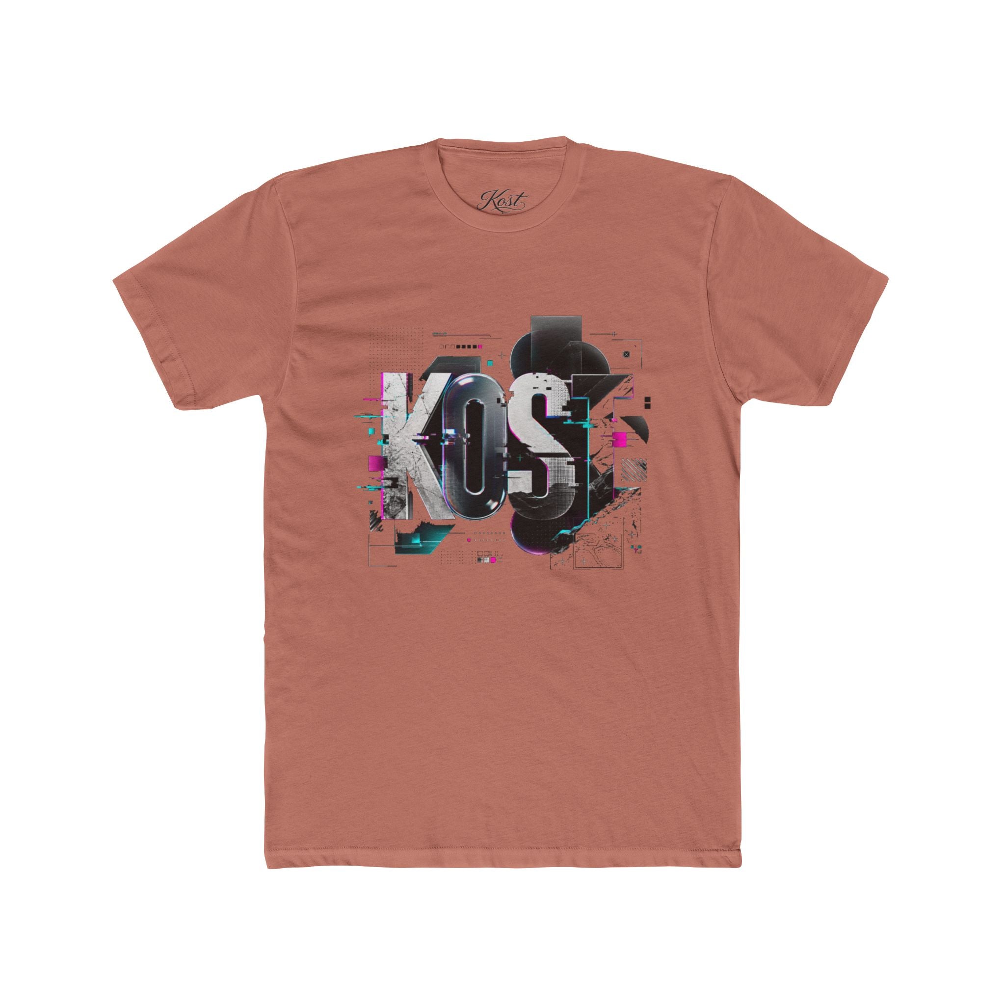 KOSÉ Graphic Tee — Glitch Typography Crew Shirt