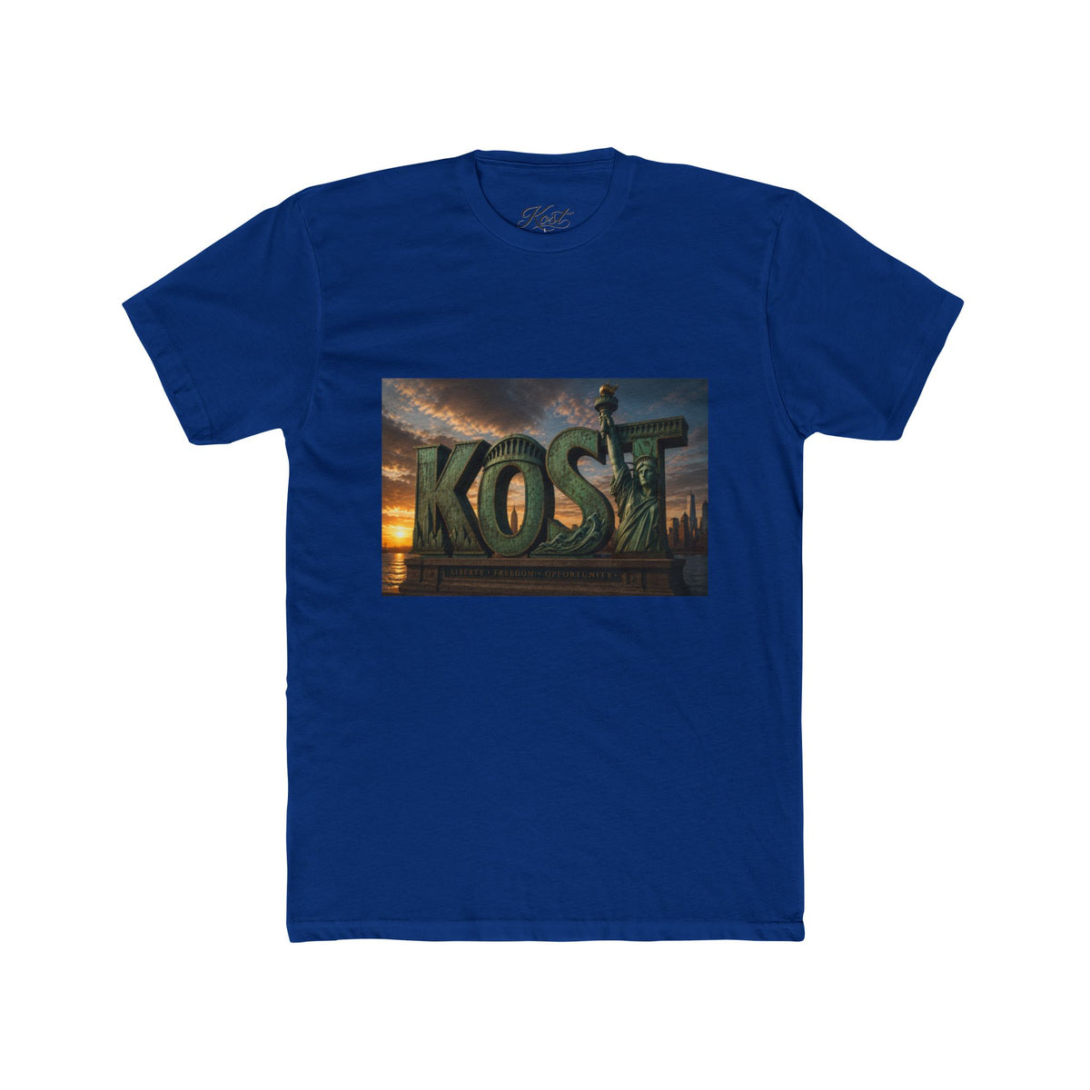 Kost Tropical Sunset T‑Shirt — Vintage Island Logo Tee