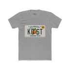 Florida License Plate Tee - 'KOST' Sunshine State Orange Design