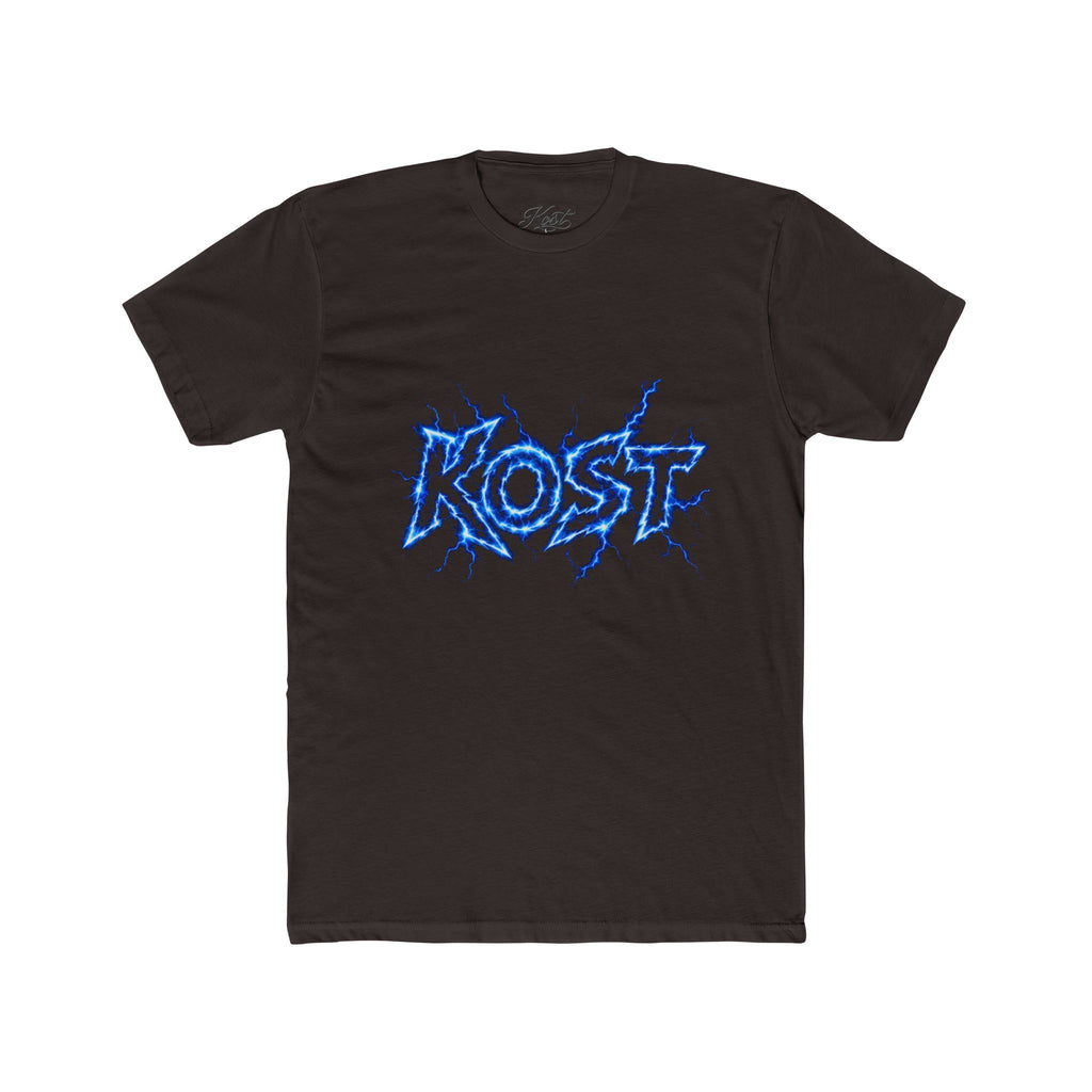 Kost Lightning Graphic Tee — Blue Electric Logo T-Shirt