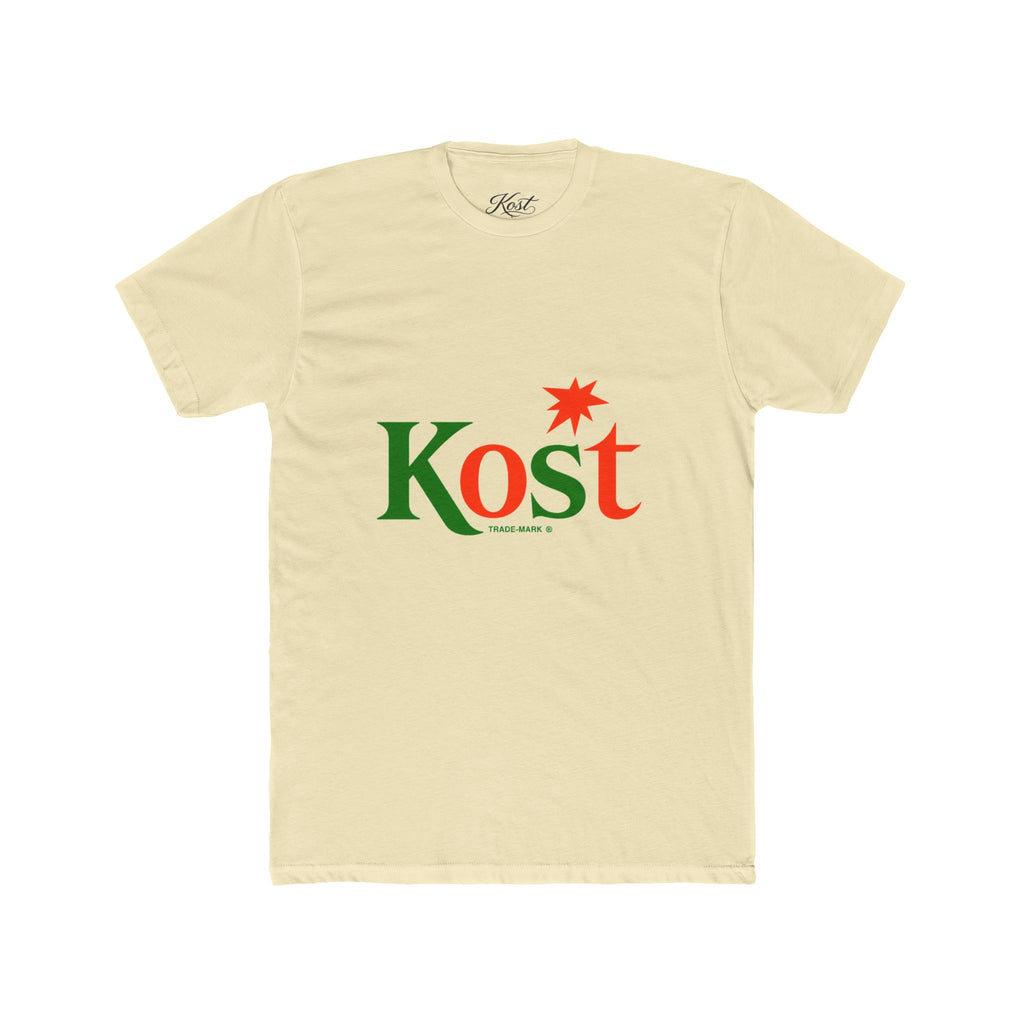Kost Logo Tee — Retro Green & Red Graphic T-Shirt