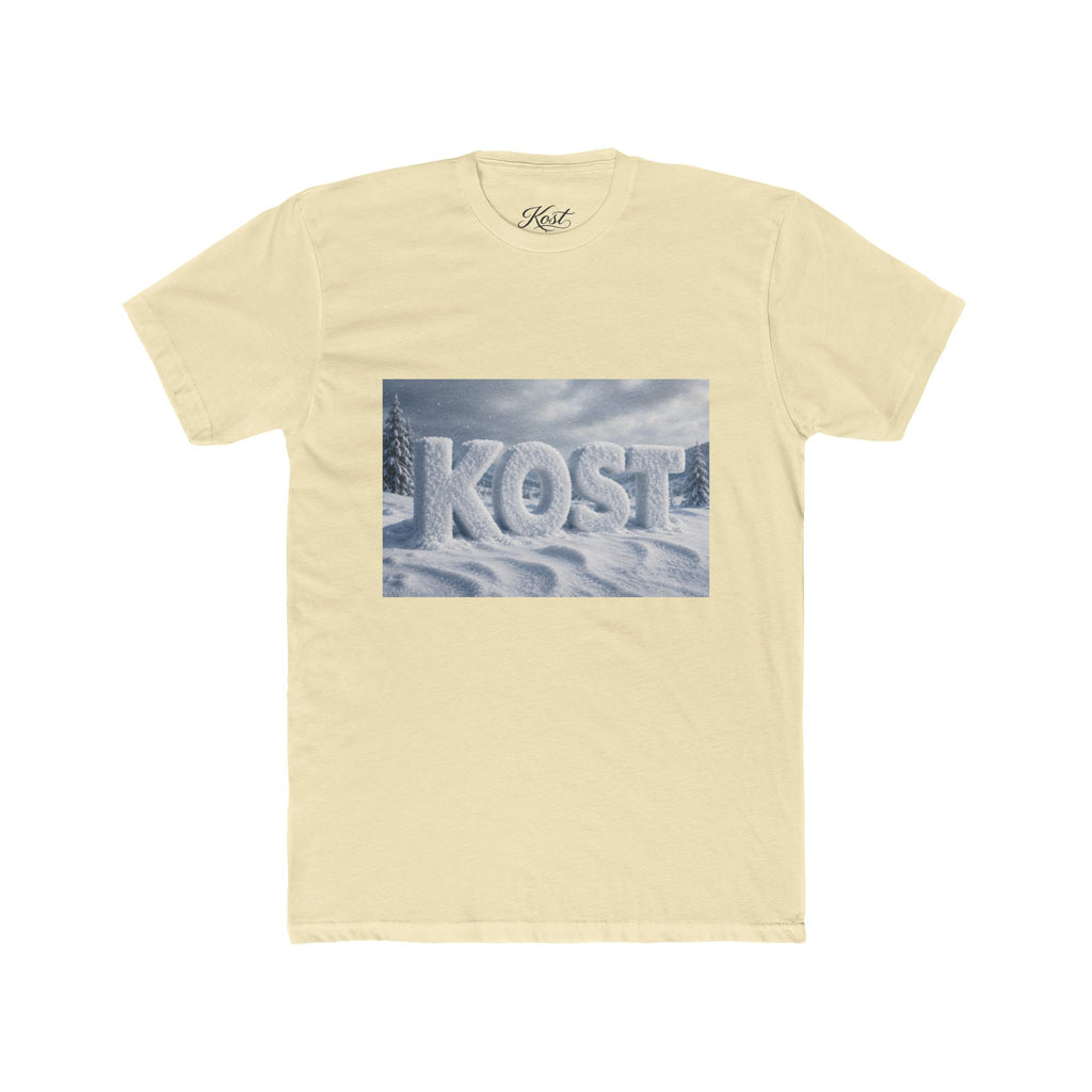 KOST Snow Ice Graphic Tee — Winter Landscape Cotton T-Shirt