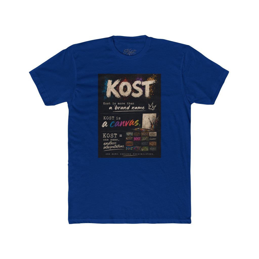 KOST Chalkboard Art T‑Shirt — Vintage Handwritten Graphic Tee