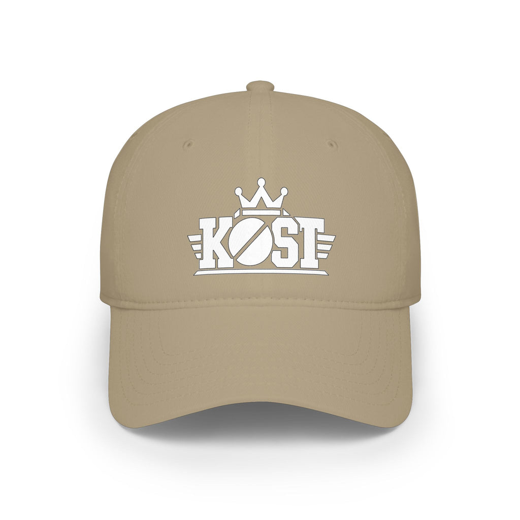 KØST Crown Logo Baseball Cap — Low Profile Red Hat