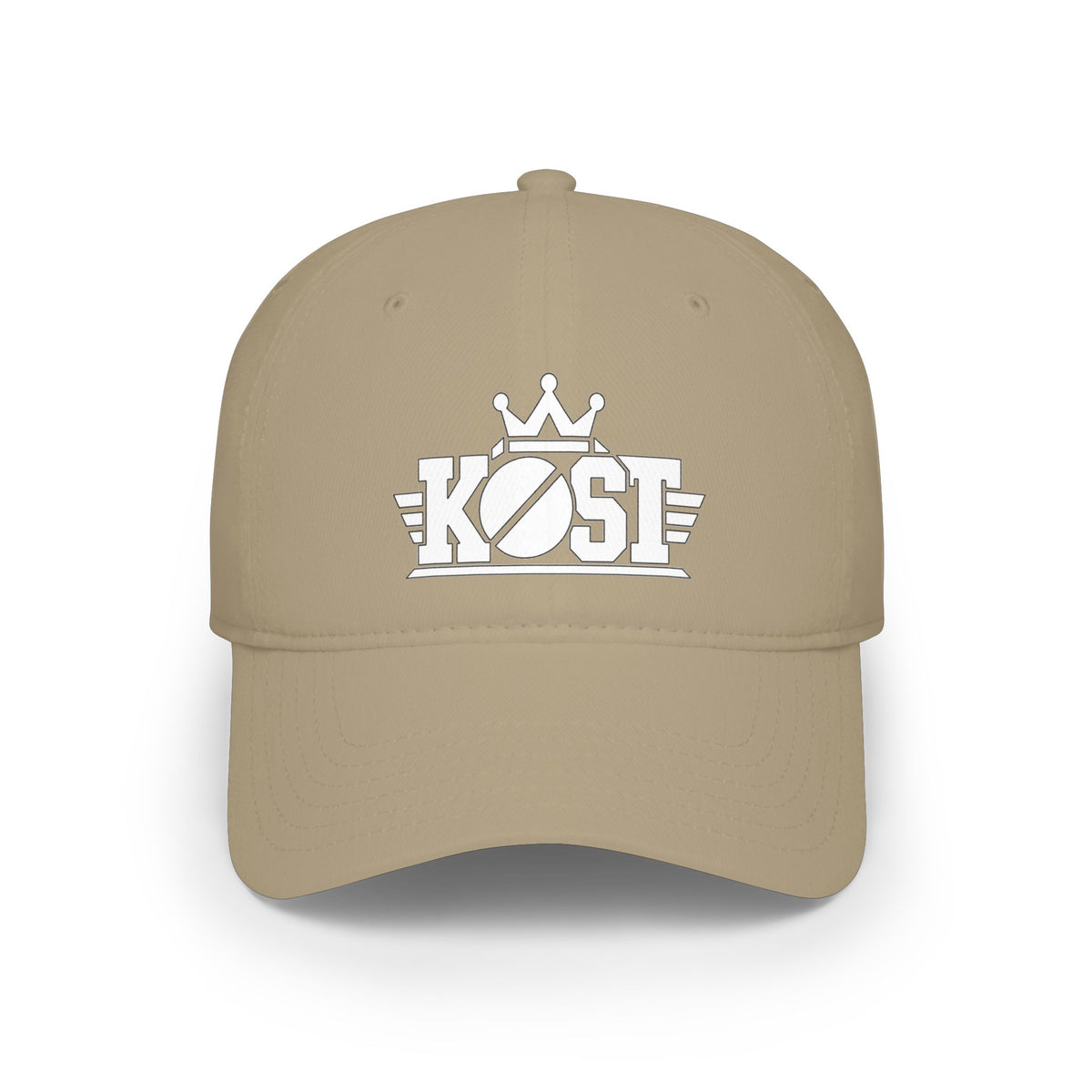 KØST Crown Logo Baseball Cap — Low Profile Red Hat