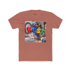KOST Laundry Graphic Tee — Colorful Retro Washing Machine Design