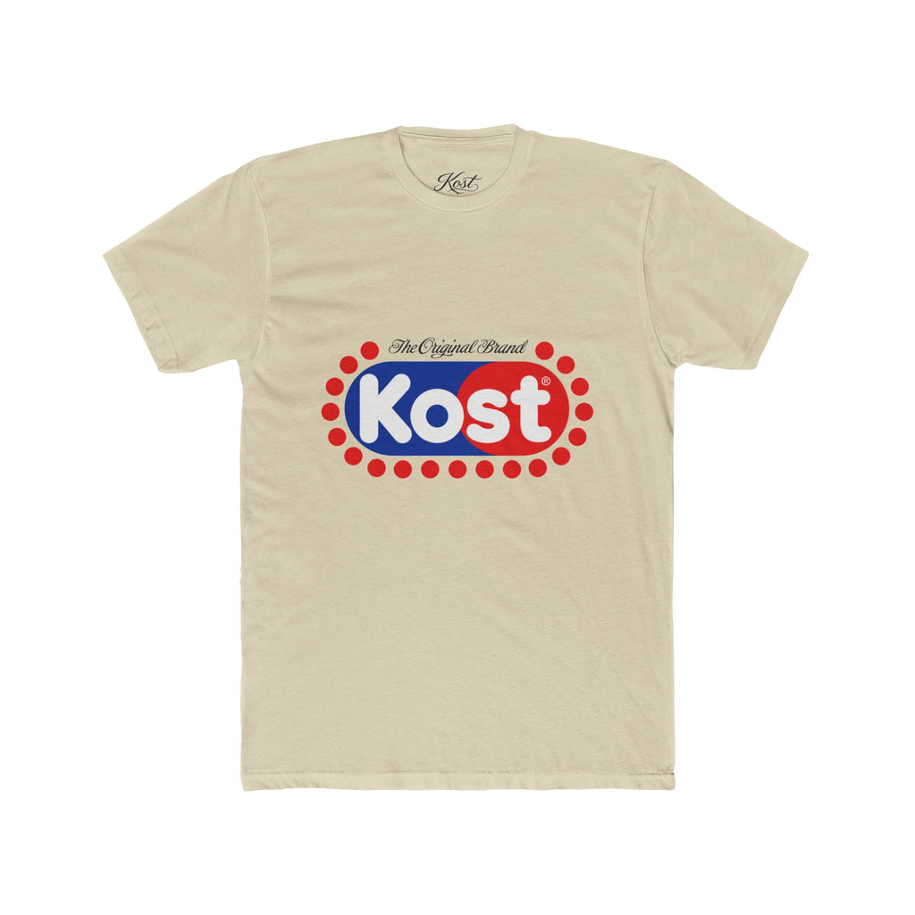 Kost Logo Tee — Retro Red & Blue Graphic T-Shirt