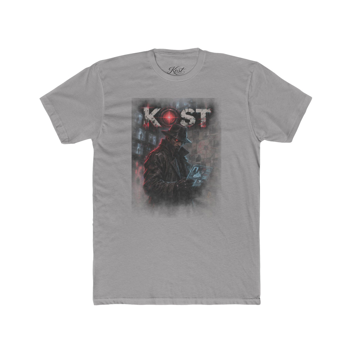Kost Gothic Figure Tee — Dark Vaporwave Art T-Shirt