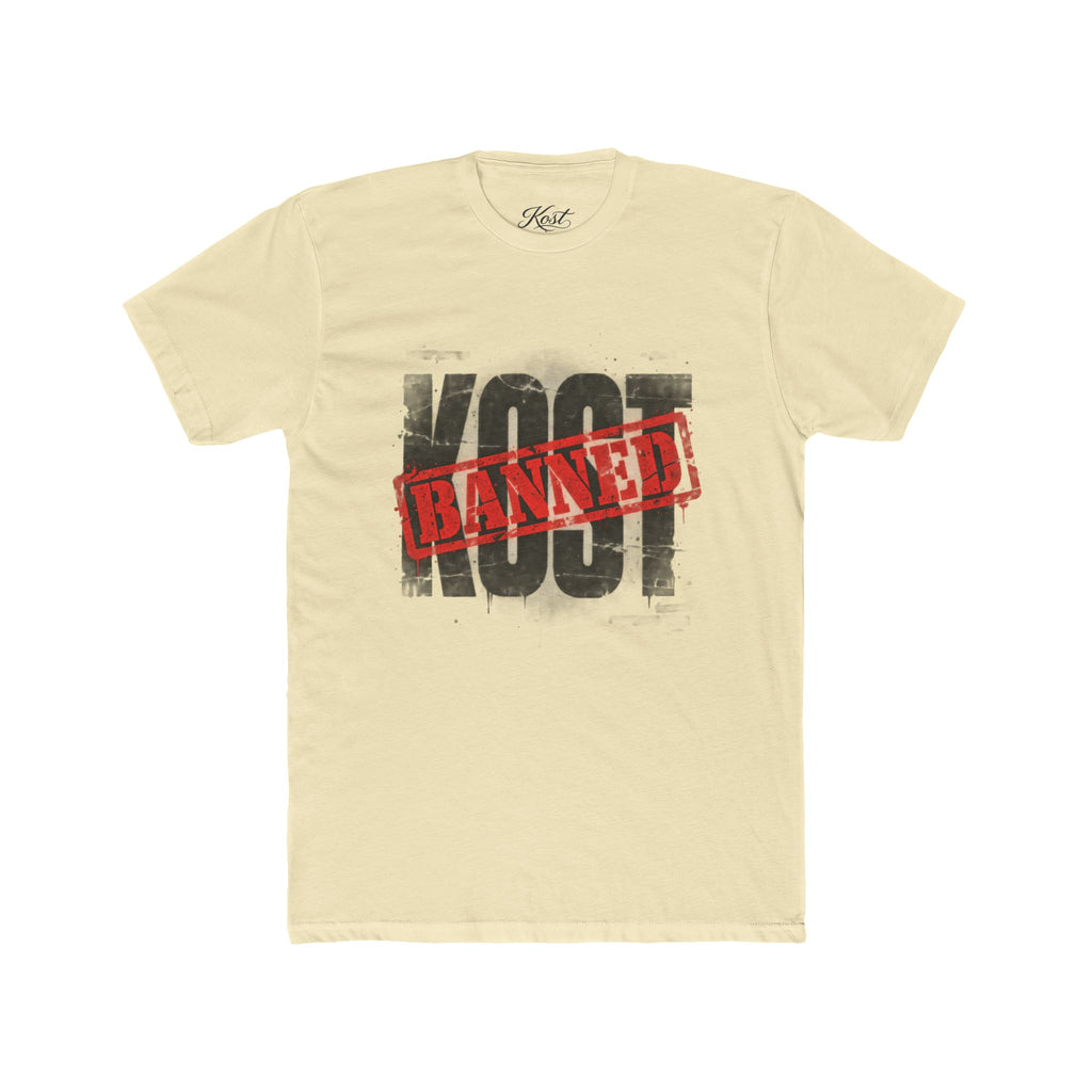 Banned Yoot Graphic Tee — Vintage Stamped Protest T-Shirt