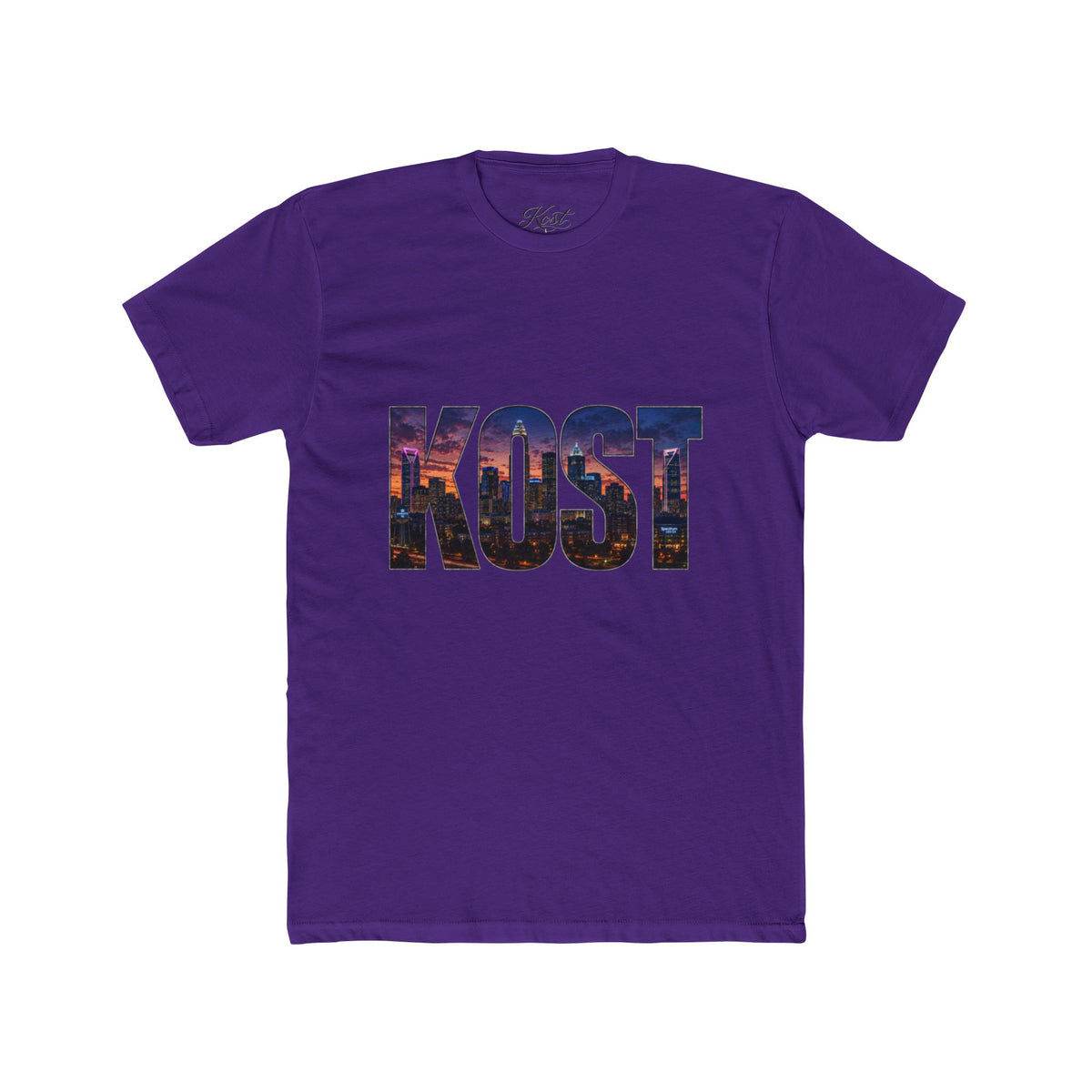 KOST Skyline T-Shirt — Cityscape Lettering Crew Tee