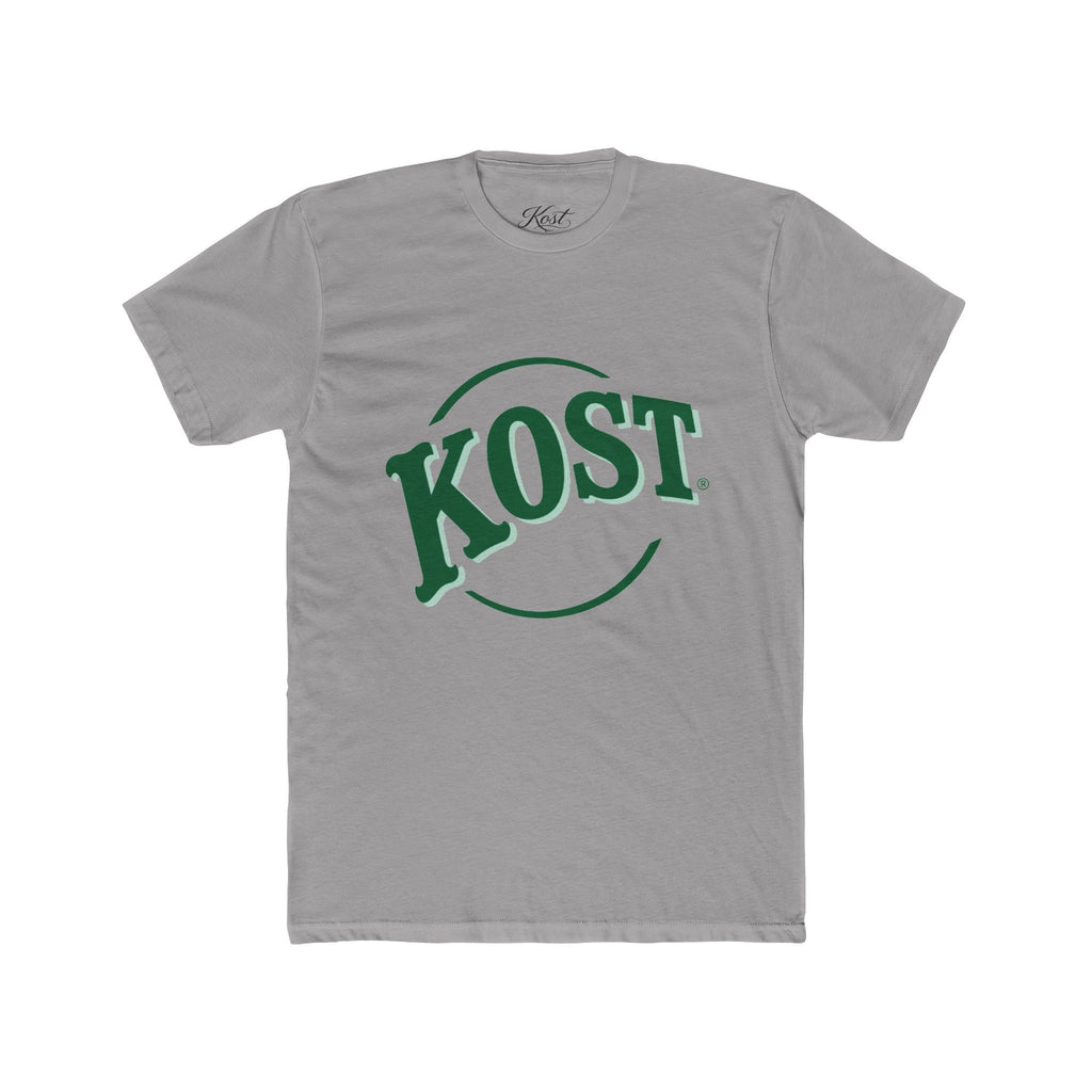 KOST Vintage Logo Tee — Green Retro Circle Graphic T-Shirt