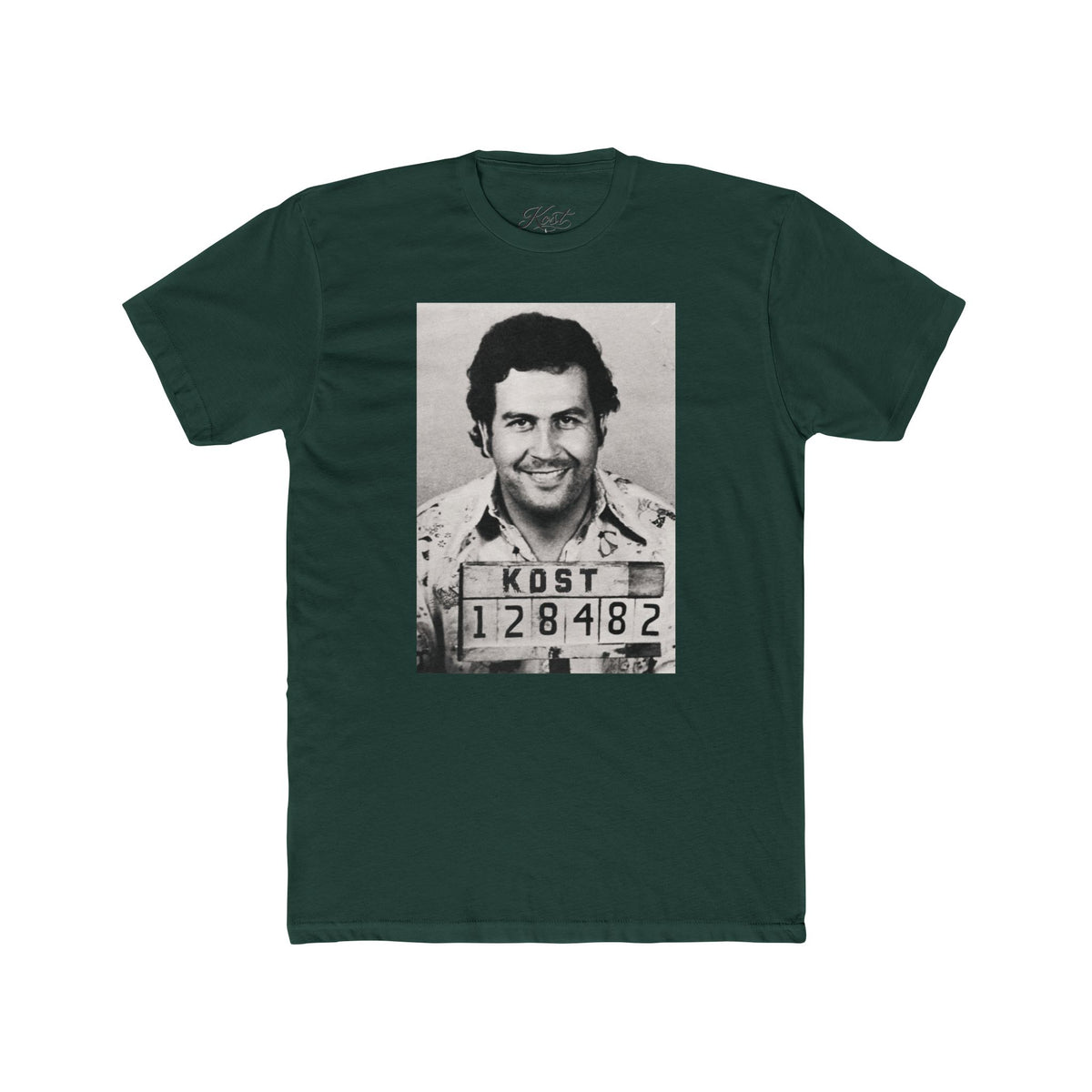 Graphic Crew Tee with Vintage Mugshot Photo