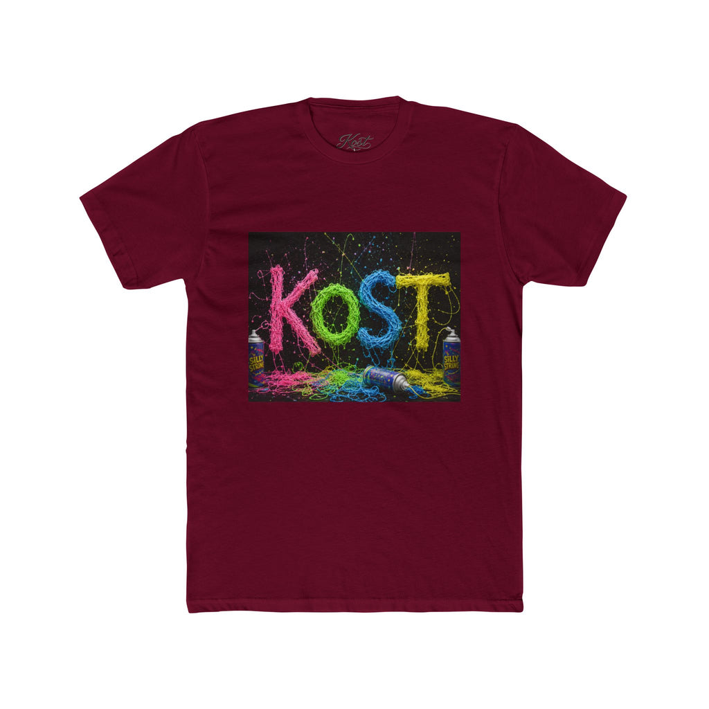 KOST Colorful Abstract Art Cotton T-Shirt