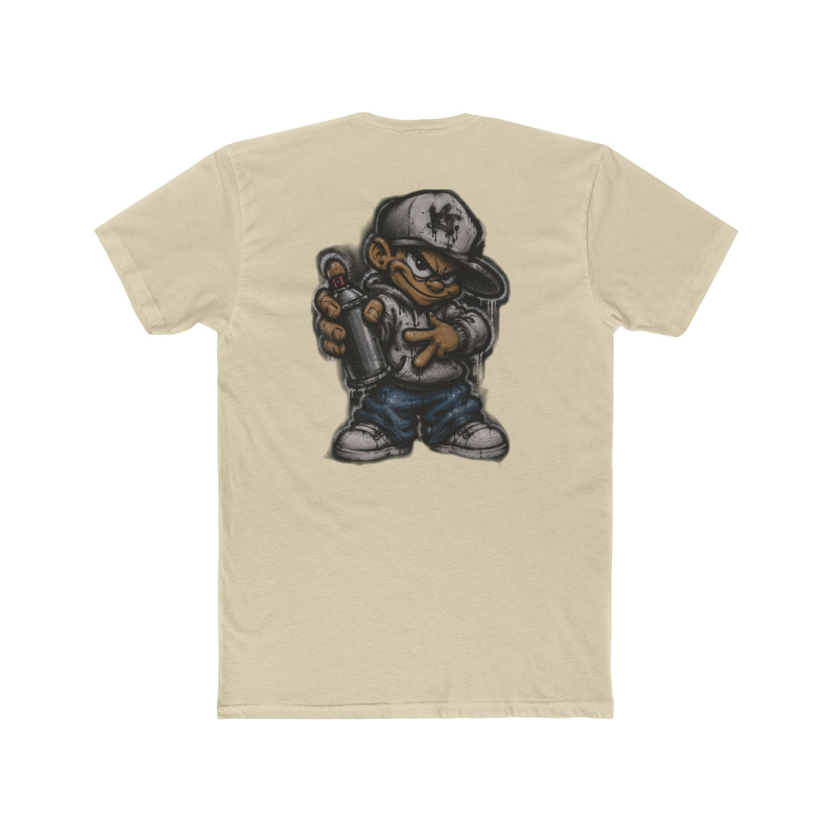 Crew Tee — KOST Graffiti Logo & Urban Character Streetwear