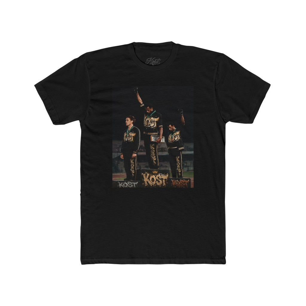 Vintage Band Photo Tee — KOST Crew Portrait Graphic T-Shirt