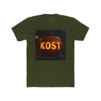 Pumpkin Carved 'KOST' Tee — Halloween Jack-O'-Lantern T-Shirt