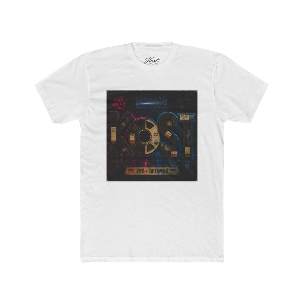 Vintage Retro Music Cassette Crew T-Shirt