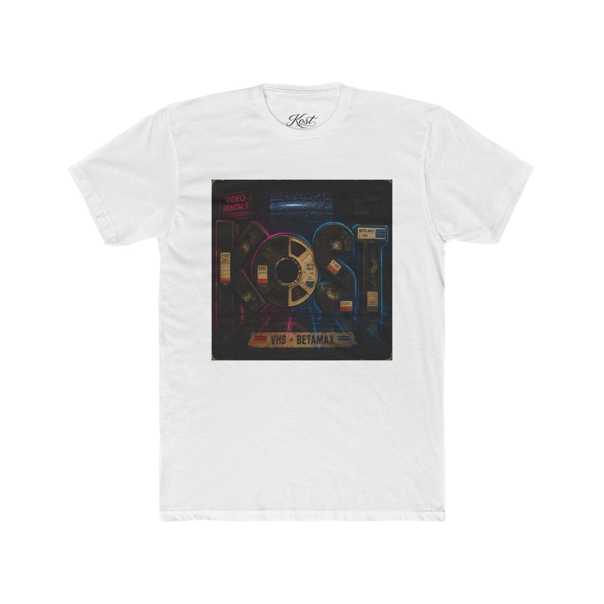 Vintage Retro Music Cassette Crew T-Shirt