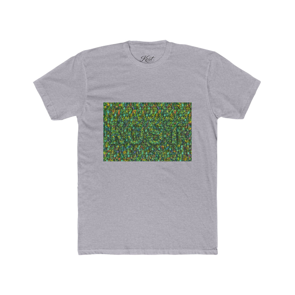 Abstract Mosaic Green Pattern T‑Shirt