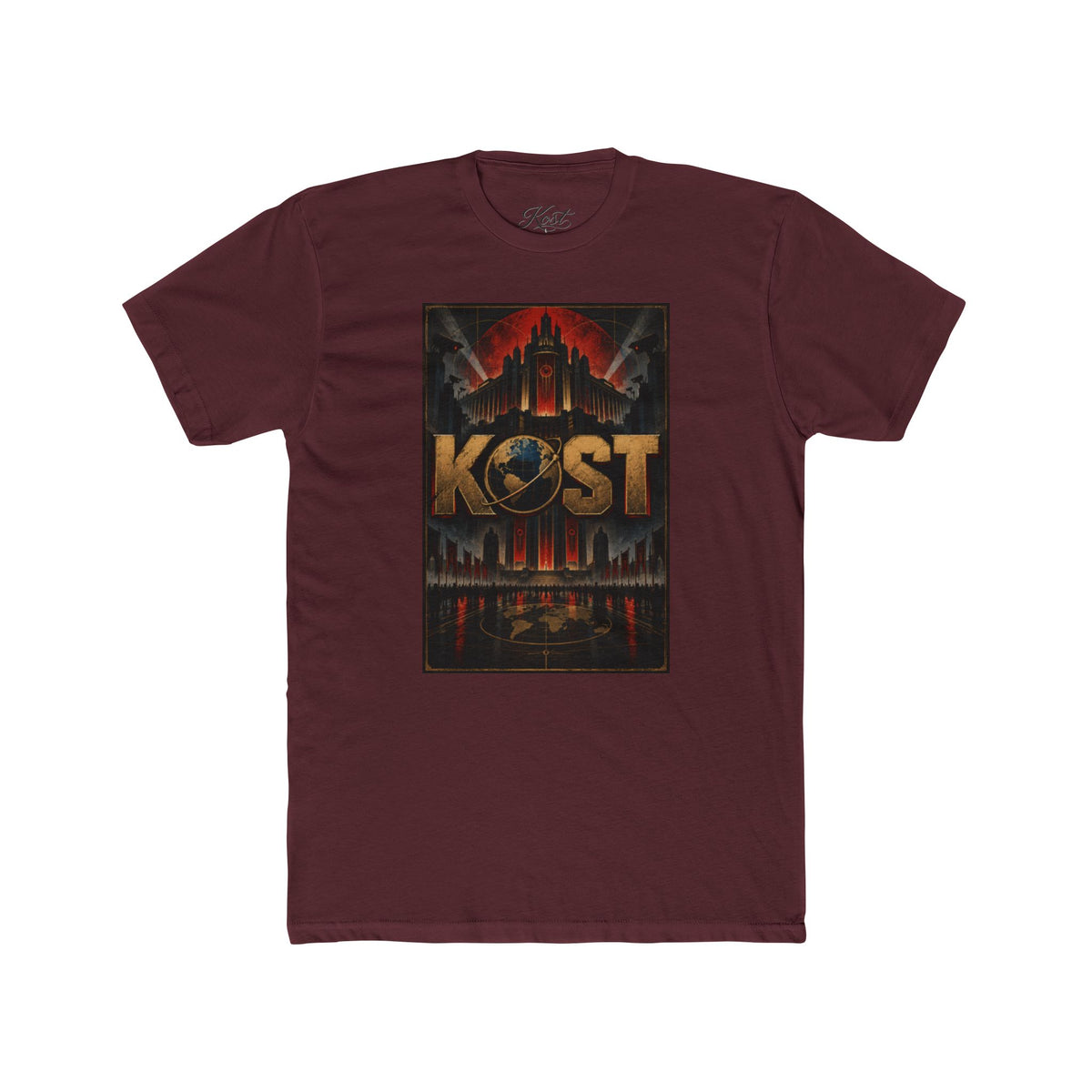 KOST Vintage Cityscape Tee — Retro Band Logo Graphic T-Shirt