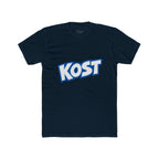 KOST Retro Logo T‑Shirt — Bold Blue Graphic Crew Tee