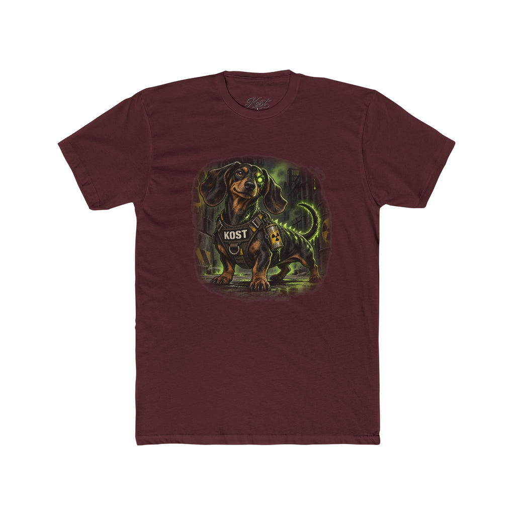 K9 Dachshund Guardian Tee — 'K9ST' Neon Dog Lover T-Shirt
