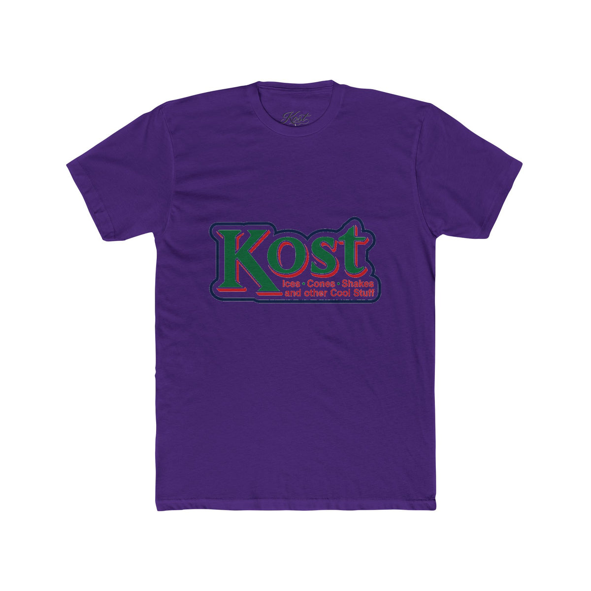 Kost Logo Crew T-Shirt — Retro Grocery Style Graphic Tee