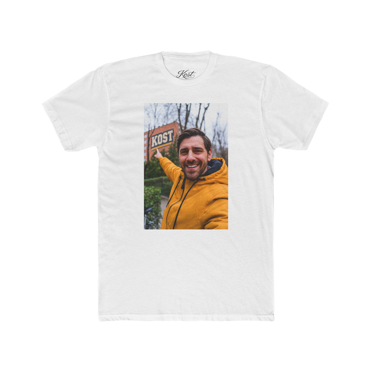 Personalized Photo Cotton Crew T-Shirt