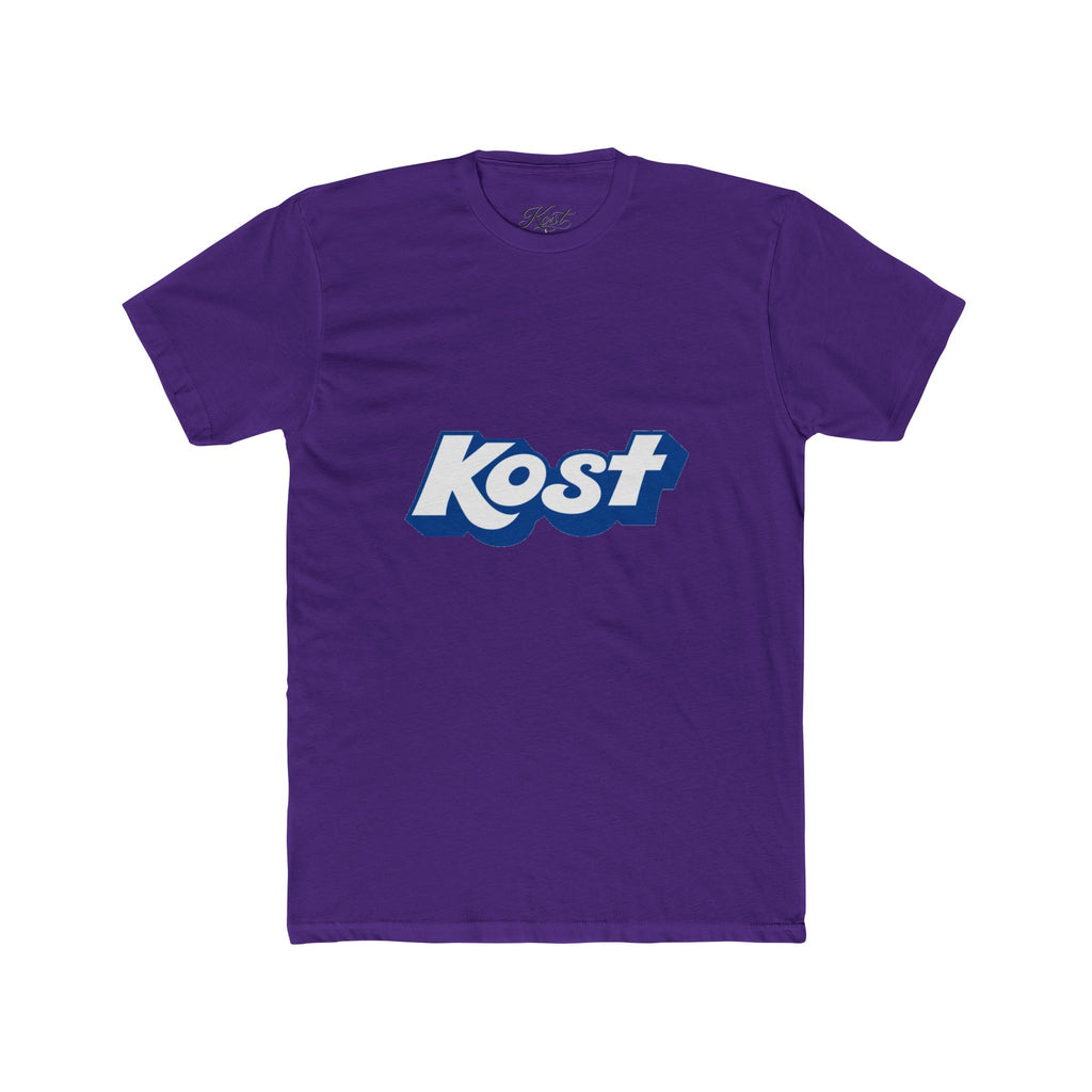 Kost Retro Logo Tee — Vintage Blue Graphic T-Shirt