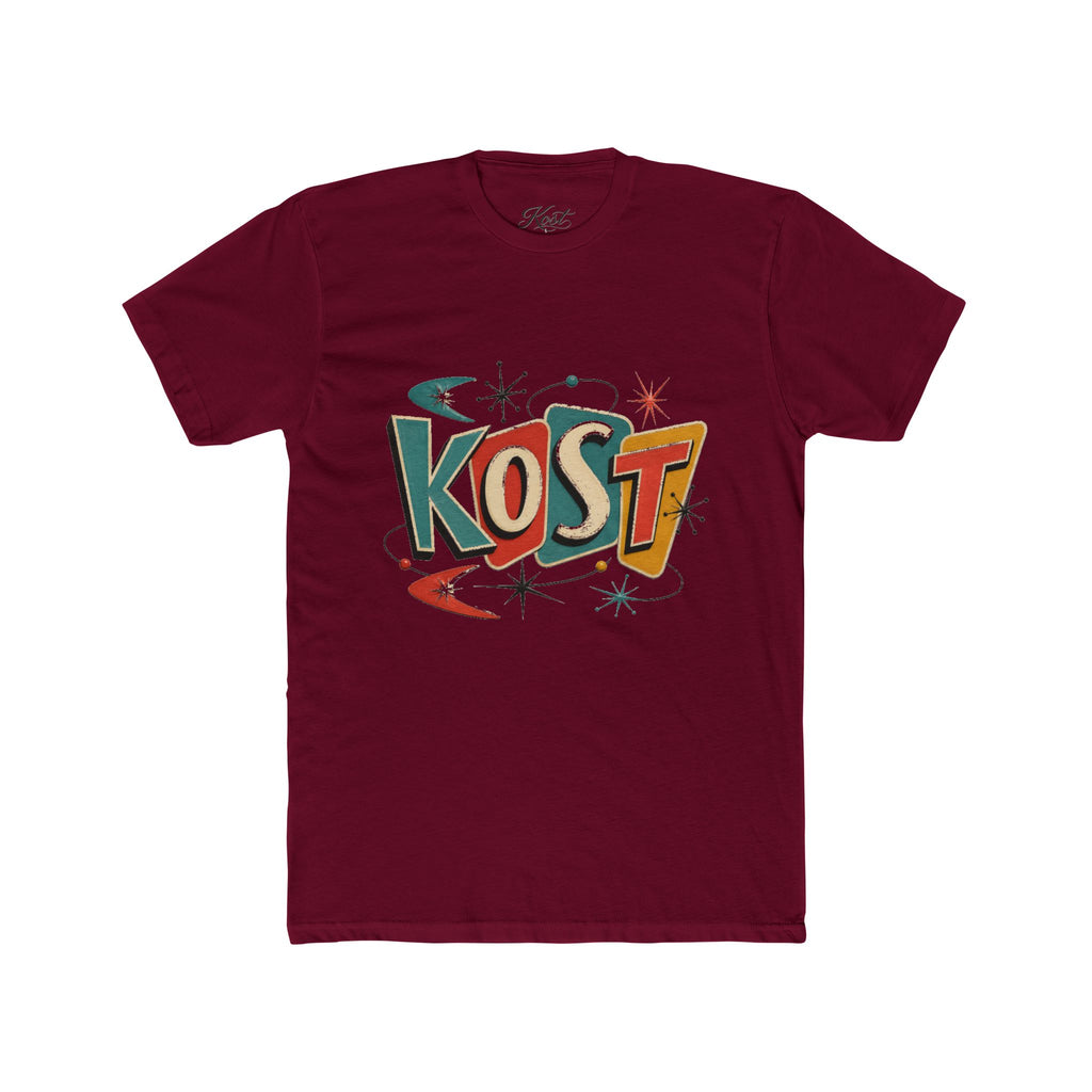 KOST Retro Vintage Logo Tee — 1950s Atomic Mid-Century Graphic T-Shirt